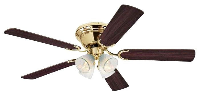 Westinghouse 52-inch ceiling fan, polished brass