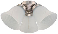 Westinghouse ceiling fan LED light kit, brushed nickel, with frosted glass