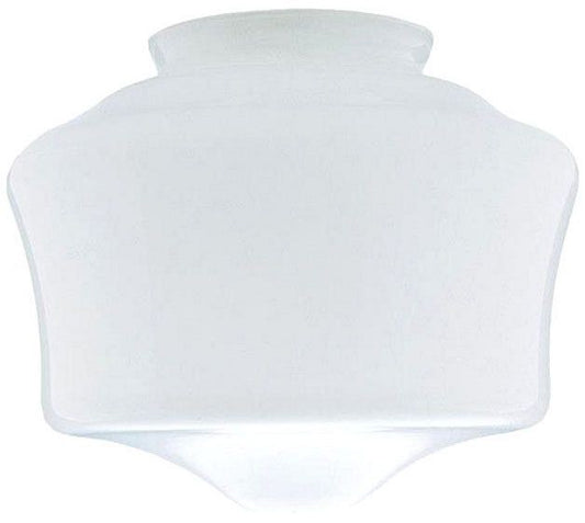 Westinghouse schoolhouse glass shade, white