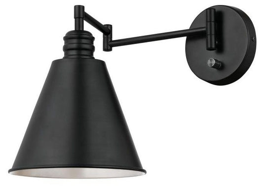 Westinghouse 1-light wall sconce, matte black