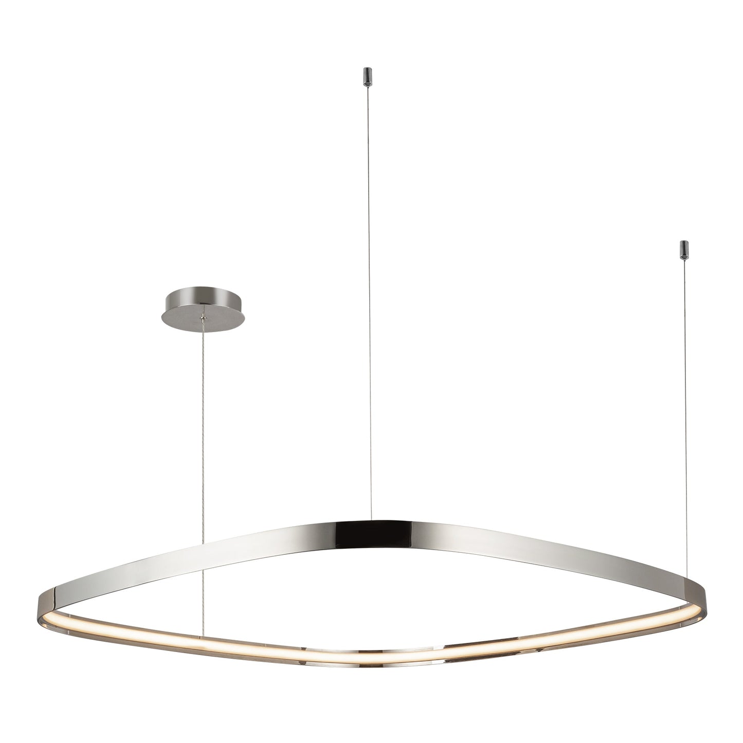 Kuzco Yukon polished nickel [universal voltage] pendant PD78040-PN