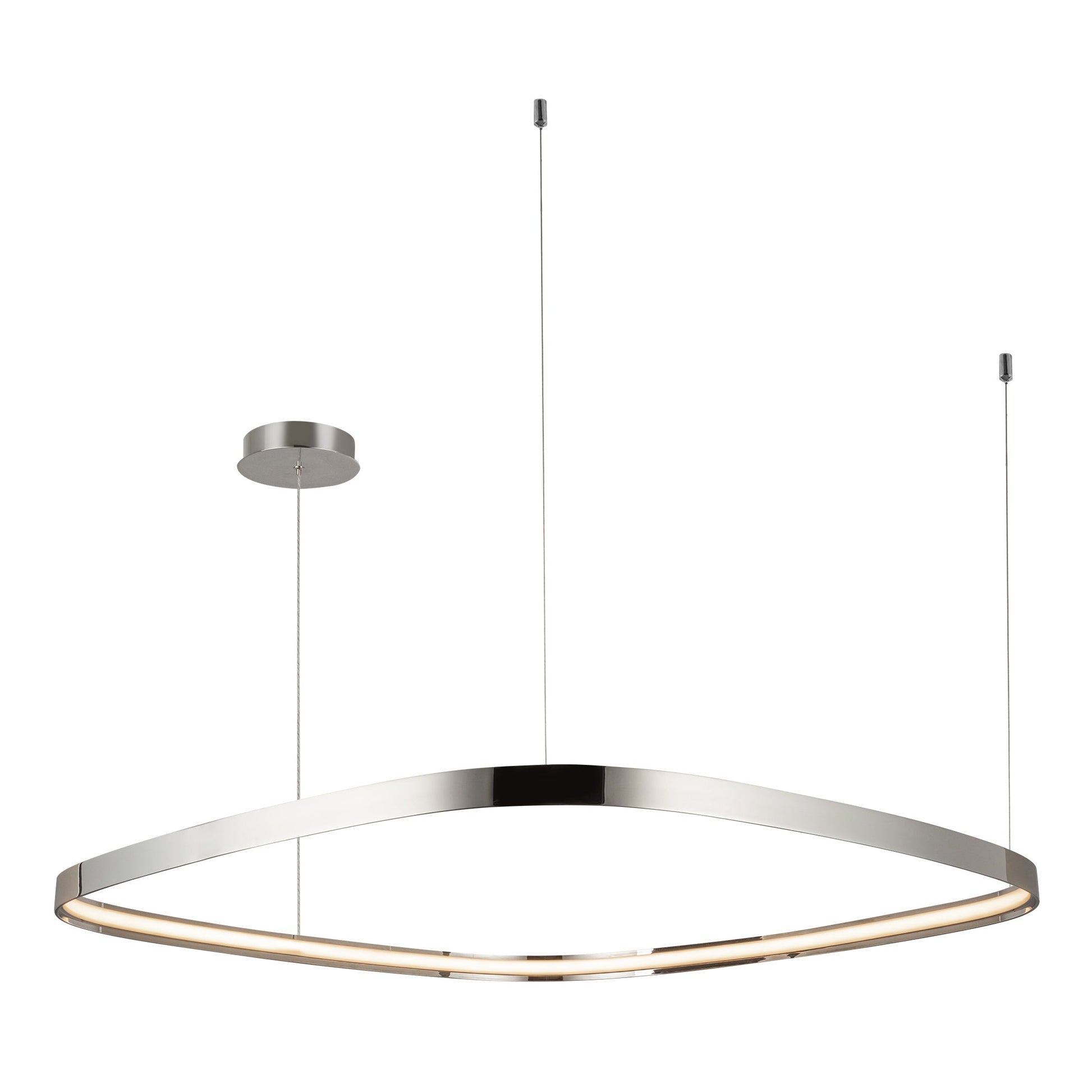 Kuzco Yukon polished nickel [universal voltage] pendant PD78040-PN
