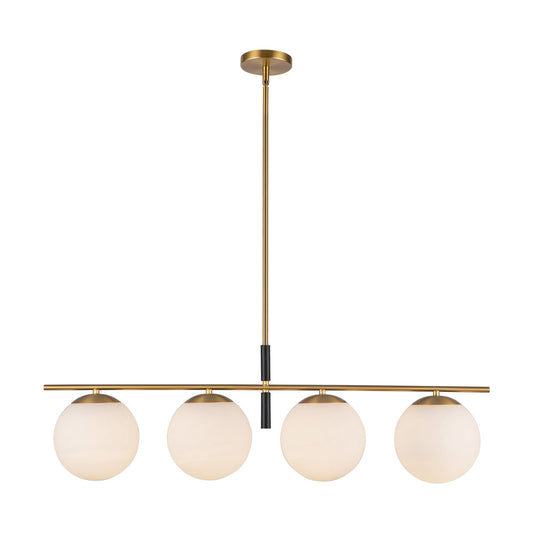 Alora Mood Zuri brushed gold linear pendant LP421437BGOP