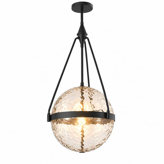 Alora Mood Harmony PD406418BGWC 18-Inch Modern Pendant Light with White Cotton Shade, Unlit Product View