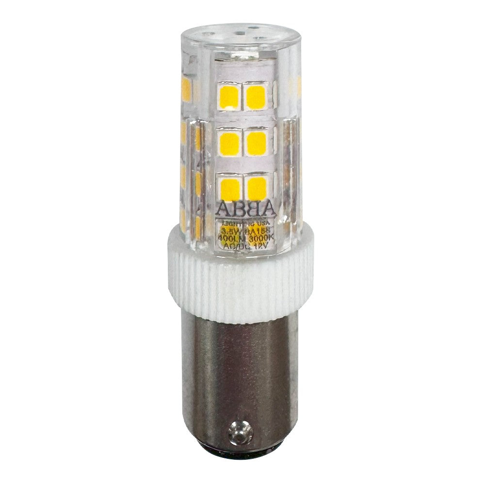 Abba Lighting BA15S-5W 3K Low Voltage LED Bulb 3.5W 12V Ac/dc