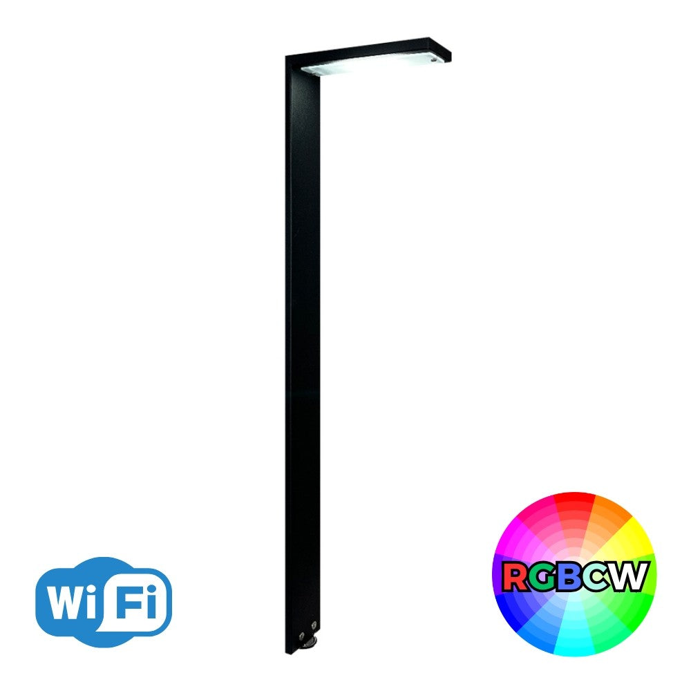 Abba Lighting CDPSR58-Bk Stainless Steel LED Path Light 3W Ac/dc Black