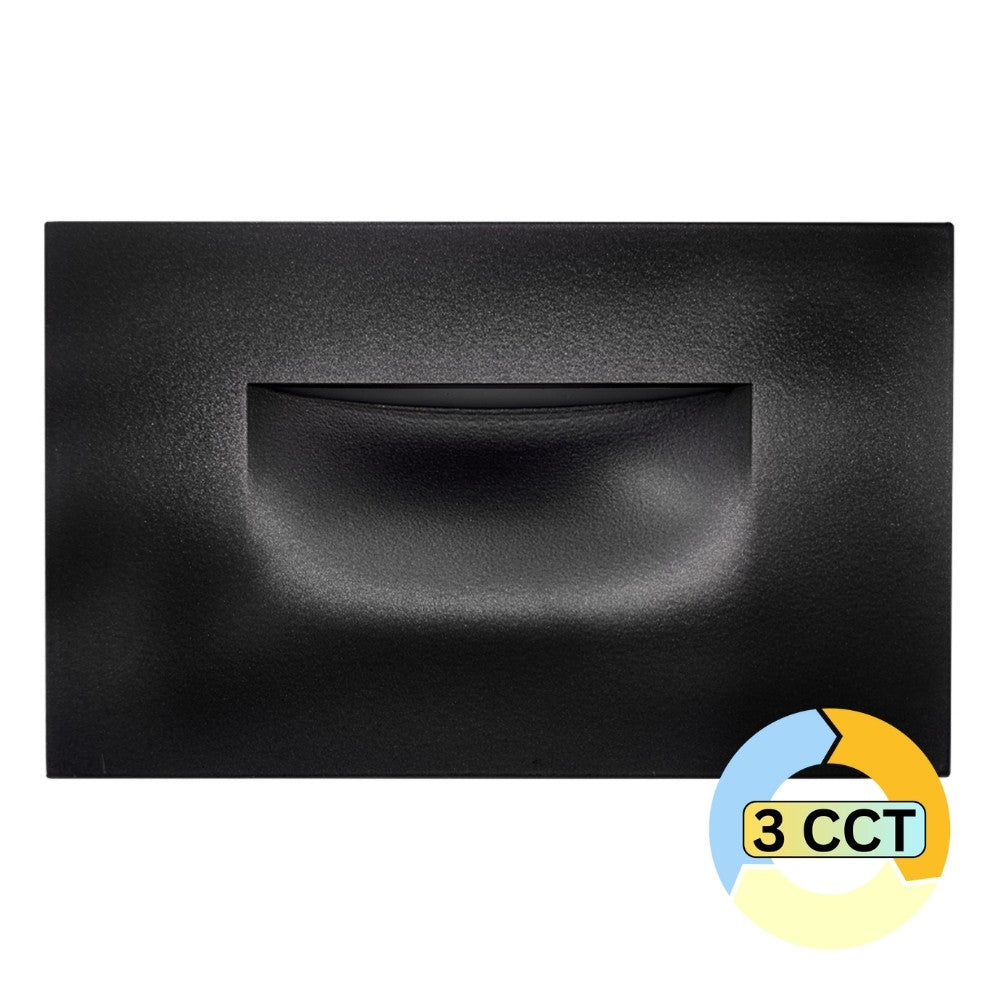 Abba Lighting STA07-Bk Step Lights Product 3.5W Ac/dc 3CCT Black