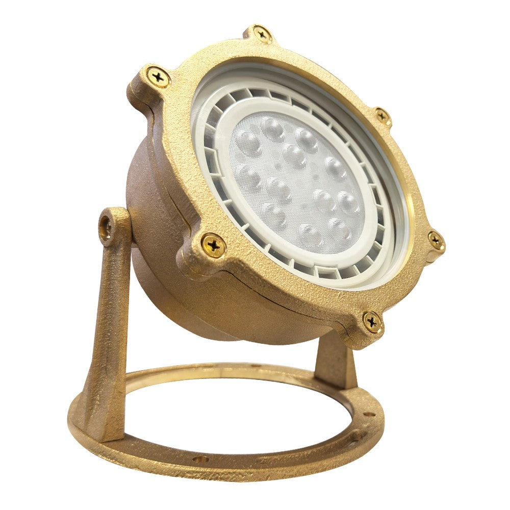 Abba Lighting ULB02 Brass Flood Underwater Light