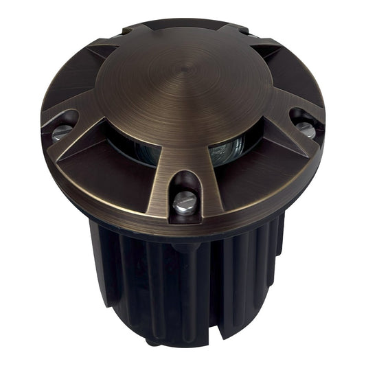 Abba Lighting UNB07-NB LED Well Light Natural Brass