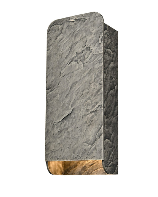 Arabela Stellis satin black outdoor wall sconce 65011