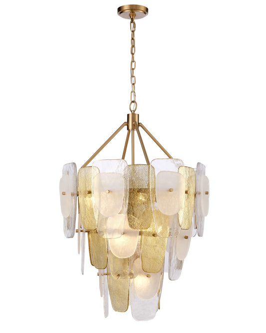 Arabela Strata lacquered gold pendant 85207-9