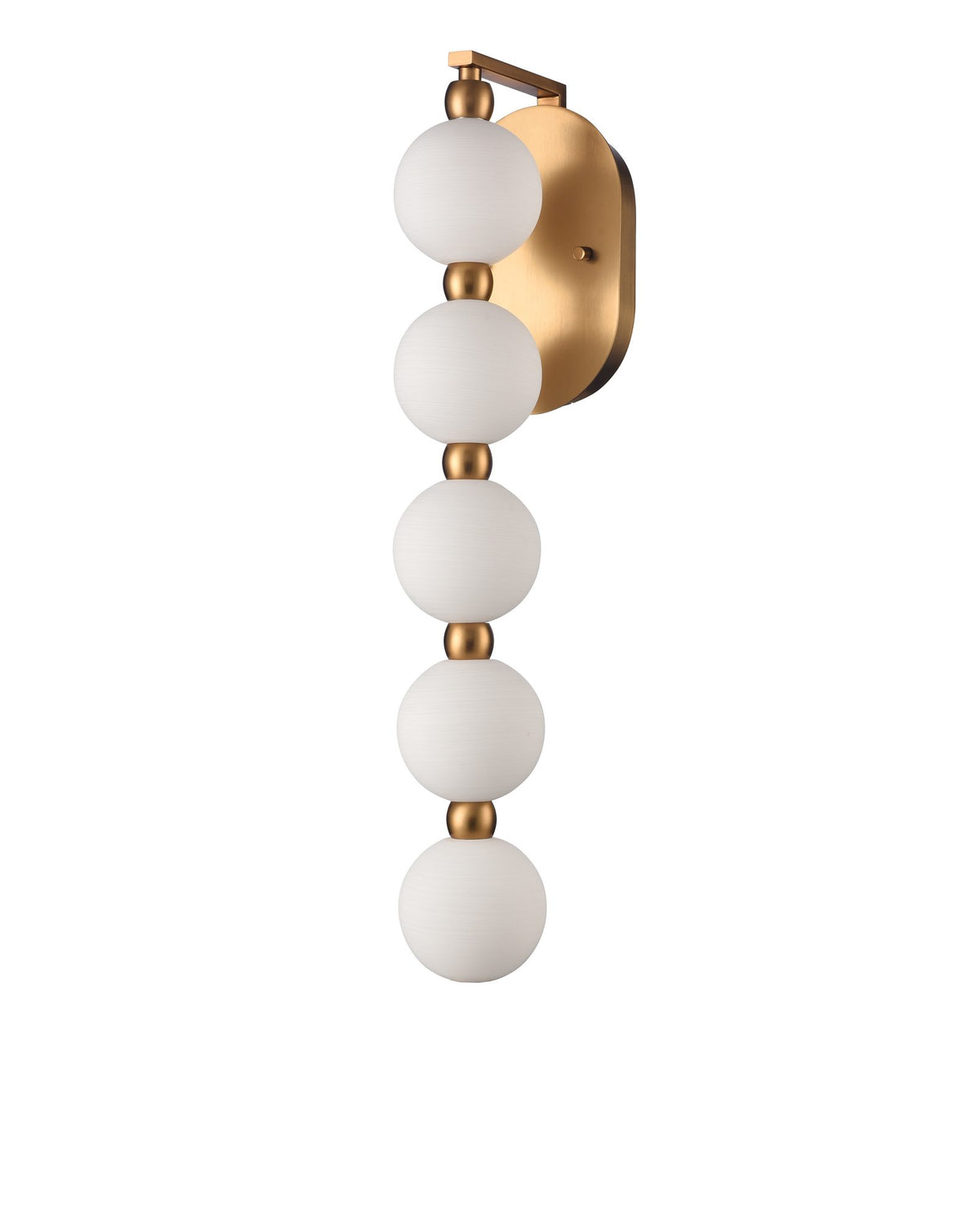 Arabela Mod satin brass wall sconce 85289-5 view 4