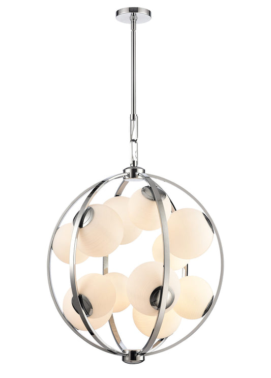 Arabela Concentro polished chrome pendant 85371-12