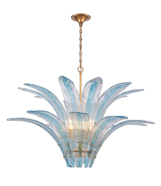 Arabela Fiore antique gold leaf pendant 85390-10
