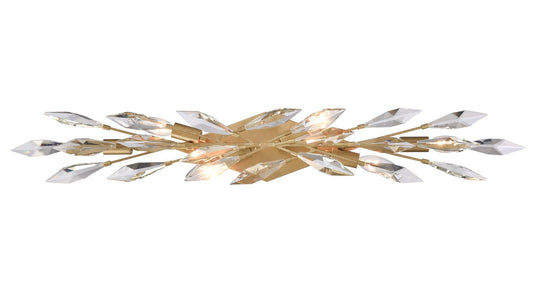 Arabela Crystal Fusion peruvian gold vanity light 85427-6