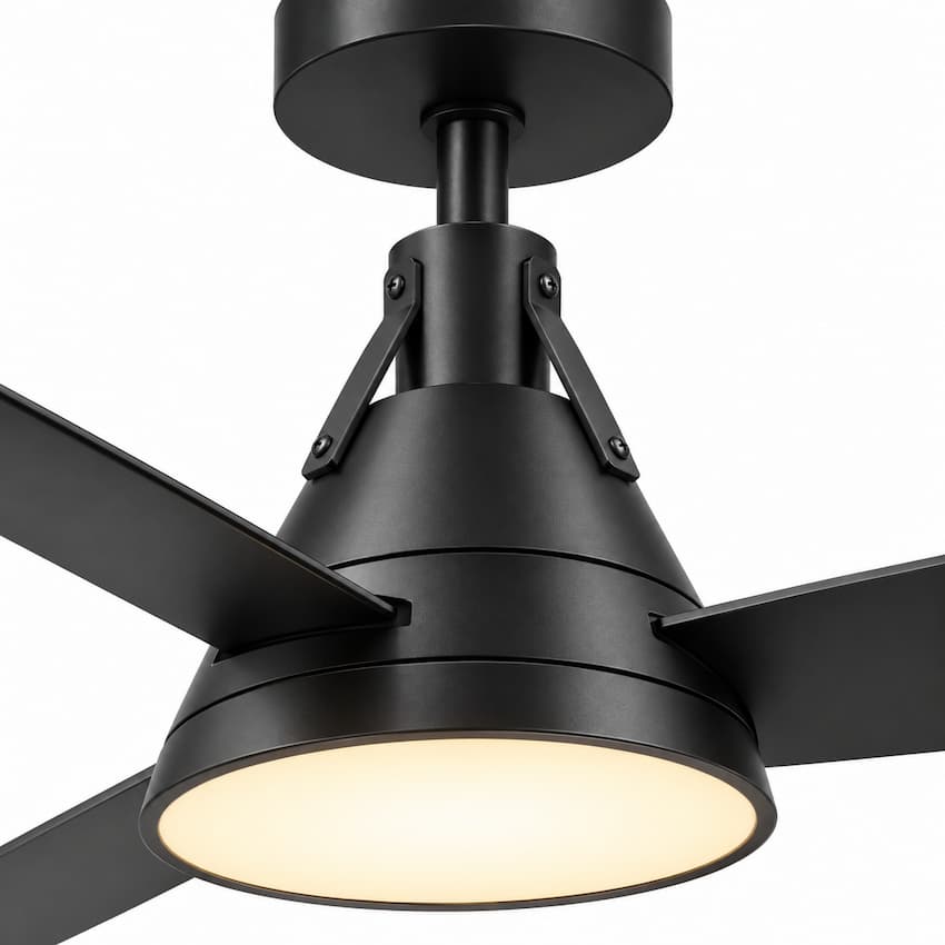 1. Alora Mood Archer CF584054MB 54-Inch Modern LED Ceiling Fan with 1900 Lumens and Downward Illumination lumeraelectric.com