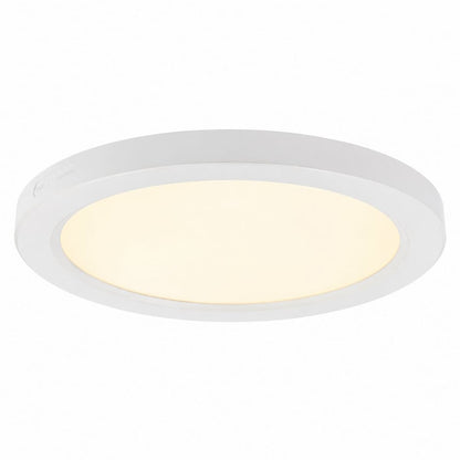 Abra Trix 30021FM 9-inch slim disc wet location flush mount ceiling light for modern indoor and outdoor lighting