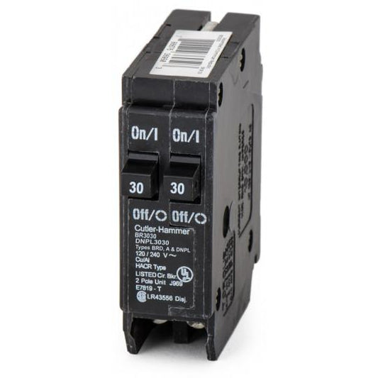 Cutler Hammer Plug-In 120V 30A 1 pole circuit breaker 10kA@120V