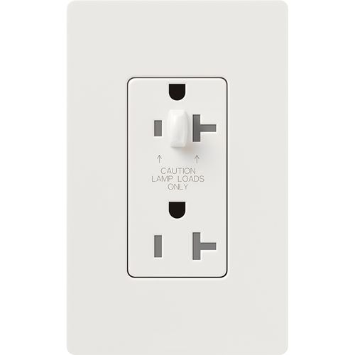 Lutron CAR-20-HDTR-WH Receptacle