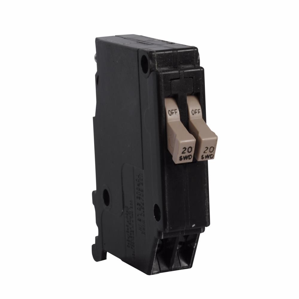 Buy Supply Corp 20A 120/240V 1 Pole Twin Circuit Breaker 10kA Interrupt Rating