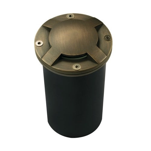 Corona Lighting CL-207-AB 360º 4-Direction Marker Well Light Antique Bronze