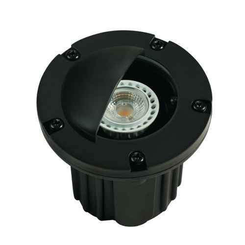 Corona Lighting CL-340-BK Adjustable Half-Moon Well Light Black