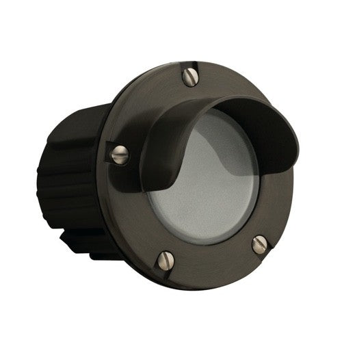 Corona Lighting CL-347B-GM Hooded with Frosted Lens Step Light Gunmetal