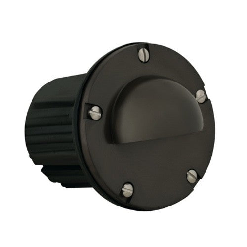 Corona Lighting CL-349B-GM Half-Moon with Frosted Lens Step Light Gunmetal