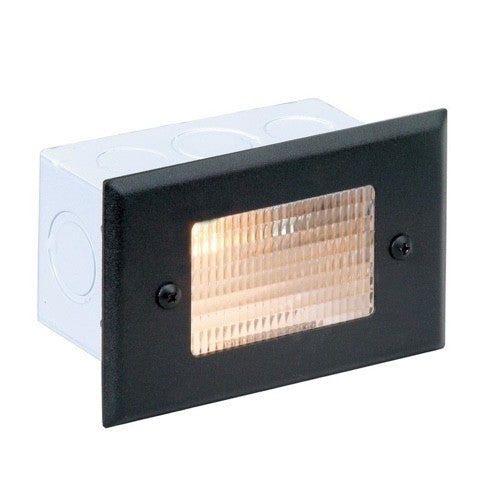 Corona Lighting CL-350-BK Lensed Step Light Black