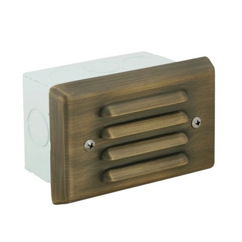 Corona Lighting CL-372B-AB 4 Louver Step Light Antique Bronze
