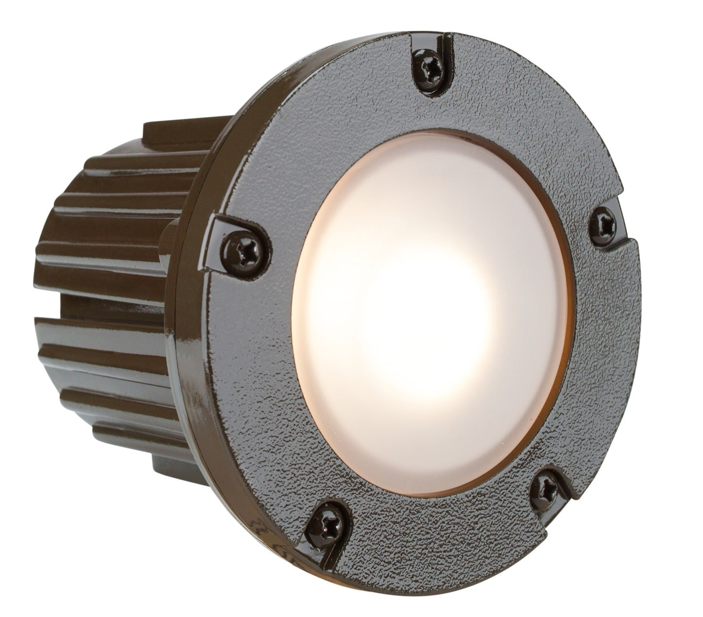 Corona Lighting CL-375-BK Lensed with Frosted Lens Step Light Black