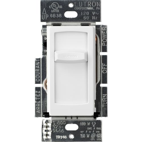 Lutron Skylark LED+ dimmer switch in White