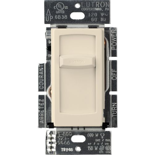 Lutron Skylark LED+ dimmer switch in Light Almond