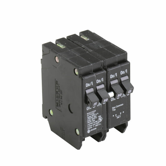 Cutler Hammer Eaton 15/50A 4-Pole 120/240V BR Frame Thermal Magnetic Circuit Breaker