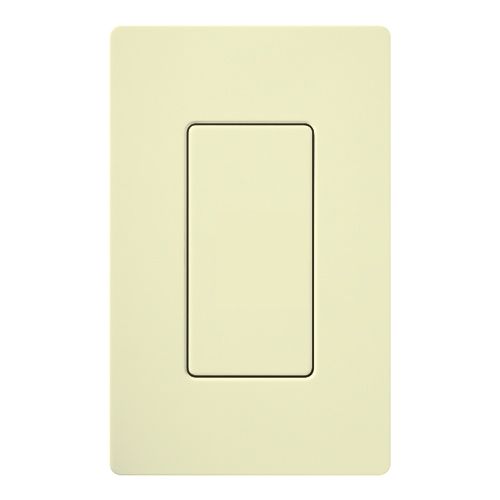 Lutron Claro wall plate in Almond