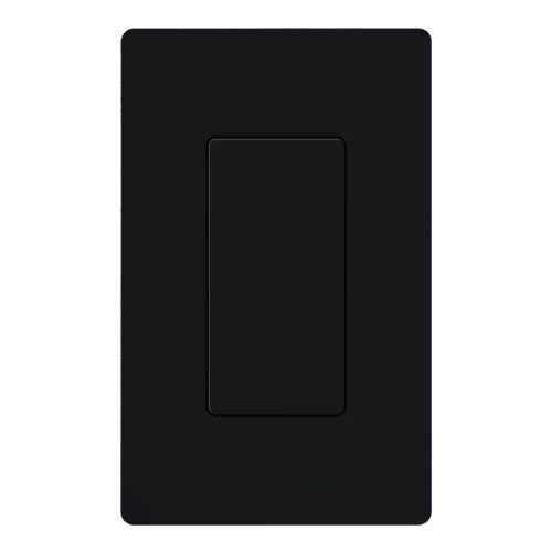 Lutron Claro wall plate in Black