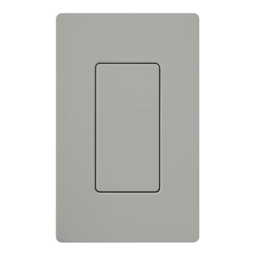 Lutron Claro wall plate in Gray
