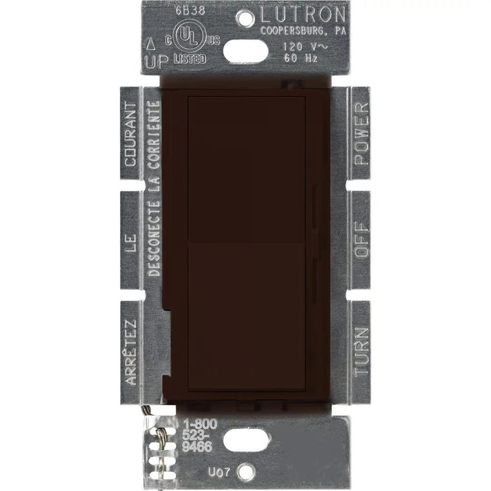 Lutron Diva 3-speed fan control in Brown