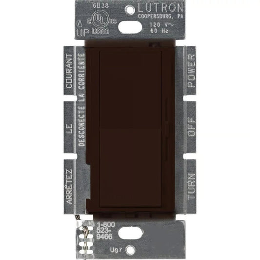 Lutron Diva 3-speed fan control in Brown