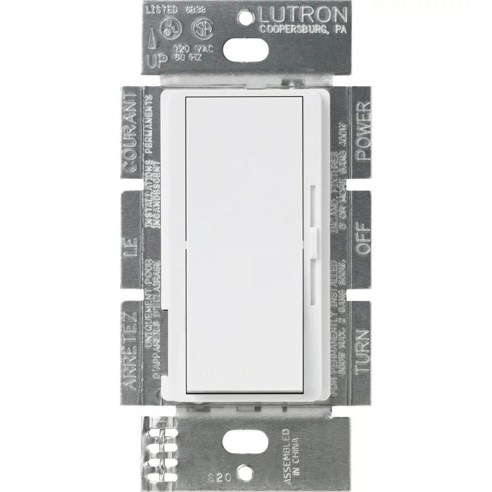 Lutron Diva 3-speed fan control in White