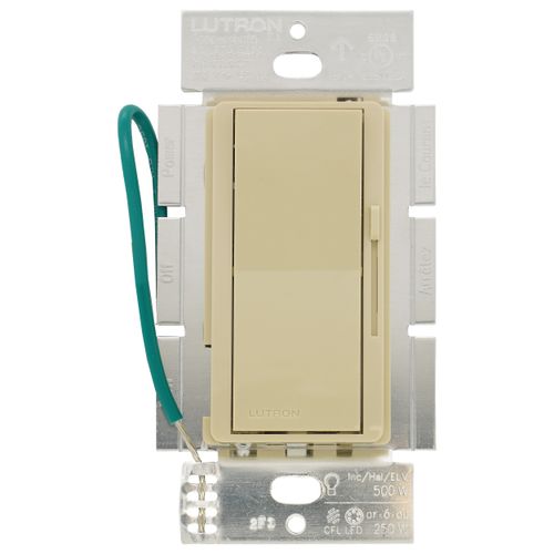 Lutron Diva dimmer switch in Ivory