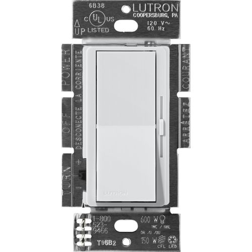 Lutron Diva 3-wire dimmer switch in Mist