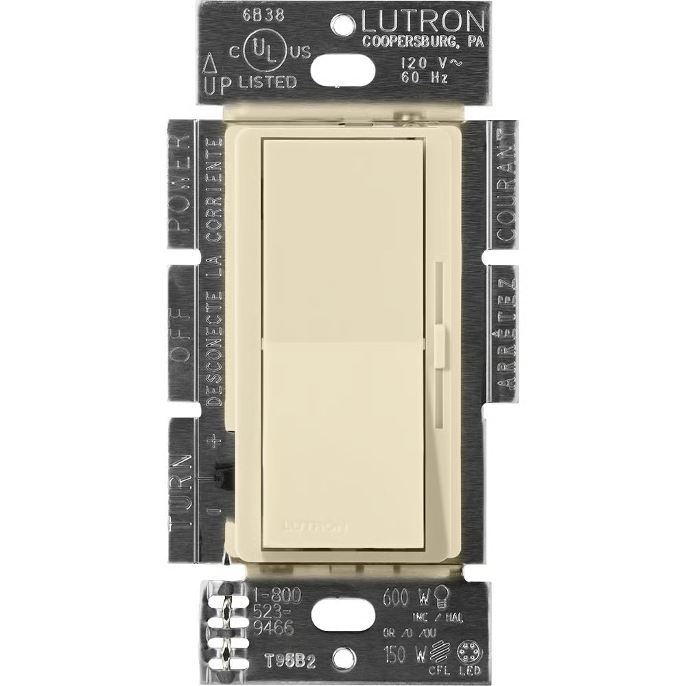 Lutron Diva 3-wire dimmer switch in Sand