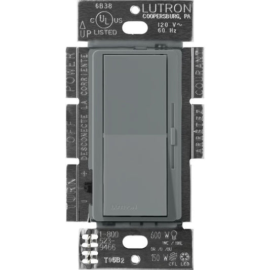 Lutron Diva 3-wire dimmer switch in Slate