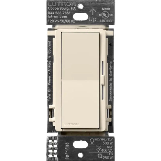 Lutron Caseta smart dimmer switch in Light Almond