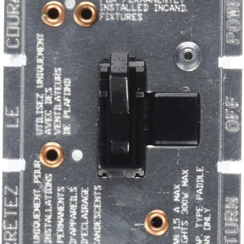 Lutron AY2-LFSQ-BL Fan & Light Control