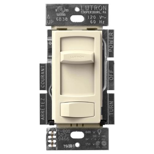 Lutron Skylark LED+ dimmer switch in Almond
