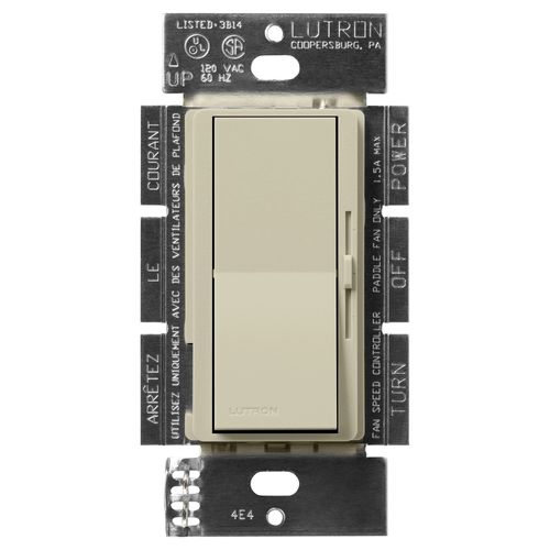 Lutron DVSCFSQ-F-CY Fan Control