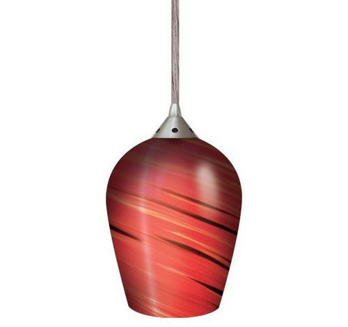 ELCO Lighting E11MA Glass Pendant 60W Max E26 Medium Base Mars