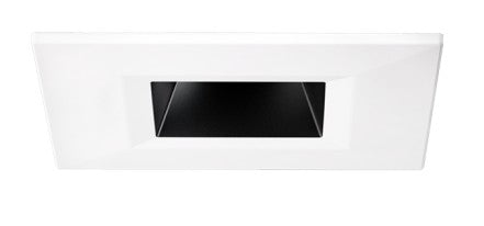 ELCO Lighting E1AK12WF40B 1 Inch Square Architectural Oak Reflector Downlight 4000K 50 Degree Black